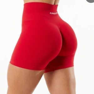 NEW! Alphalete Amplify Short 4.5 Formula Red